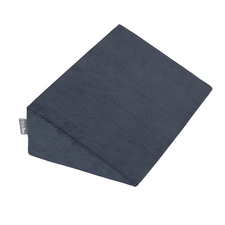KiddyMoon Kindersofa Modular mit Weichem Zwickel und Bällen Für Kinderzimmer Bequem Vielseitig Gerippter Stoff Abnehmbarer Bezug Perfekt zum Spielen und Entspannen, dunkelblau: pastellblau/pastellgelb/weiß/minze/puderrosa, Sofa/Zwickel + 100 Bälle