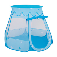 Spielzelt Mit Tunnel Pop Up Fördert Fantasie Und Bewegung, blau, Tunnel + Spielzelt