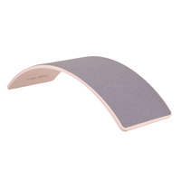 KiddyMoon Balance Board aus Holz für Kinder, Babys Montessori Spielzeug, Gleichgewicht, Balancieren Babys Holzspielzeug, Balancebrett Wackelbrett Gleichgewicht, Pink, Brett