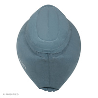 KiddyMoon Peapod Sensorischer Stuhl für Kinder Aufblasbarer Entlastungstherapie, blau, L