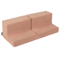 KiddyMoon Spielplatz aus Schaumstoff Stüfchen/Stüfchen, wüstenrosa, Multi-Größe