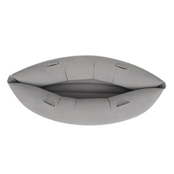 KiddyMoon Peapod Sensorischer Stuhl für Kinder Aufblasbarer Entlastungstherapie, grau, L