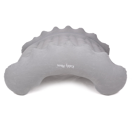 KiddyMoon Sensorischer Stuhl Rocker Für Kinder Sensorische Wippe Mit Pumpe, Grau, L