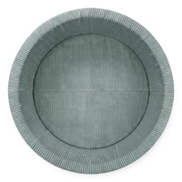 KiddyMoon Bällebad für Kinder aus Schaumstoff, weicher Rippbezug, abnehmbarer Bezug, weiches und sicheres Spielzeug, waschbar, Grün: Ohne Bälle, 90 x 30 cm Ohne Bälle