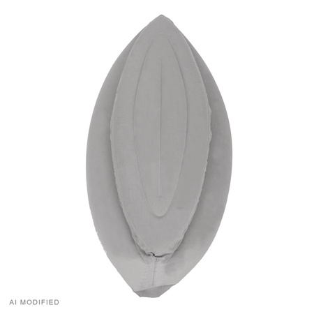 KiddyMoon Peapod Sensorischer Stuhl für Kinder Aufblasbarer Entlastungstherapie, grau, M