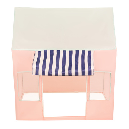 Kinderzelt Spielhaus Faltbares Eisdiele Für Kinder Spielzelt Leicht Aufzubauen Fördert Fantasie Und Kreativität Ideal Für Drinnen Und Draußen Leicht Zu Reinigen, pink-minze:minze/babyblau/türkis/blau, 200 Bälle