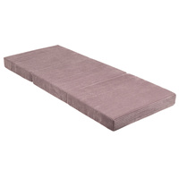 KiddyMoon Kinder Matratzen Aufklappen aus Schaumstoff Kindermatratze Kleinkindmatratze Kinderzimmer Faltmatratze, violett, Matratzen