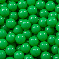 KiddyMoon Kinder Bälle für Bällebad Baby Einfarbige Plastikbälle ∅7cm Made in EU, grün