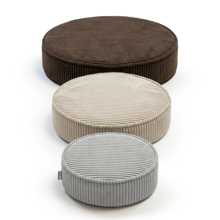 KiddyMoon 3-Teilige Schaumstoff Elements für Kinder Kinderzimmer-Accessoire, jasnoszary-beżowy-brązowy