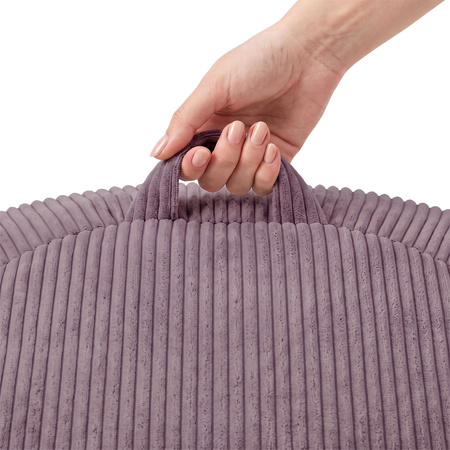 KiddyMoon Sitzsack für Kinder 2-in-1 Spielzeug Aufbewahrung 80x80x50cm, Violett