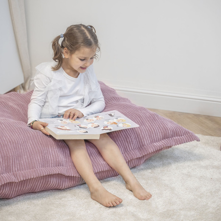 KiddyMoon Sitzsack Kinder Sensorik Kissen mit 700 Bunten Bällen Für Babys, violett, 100x140cm/700 Bälle