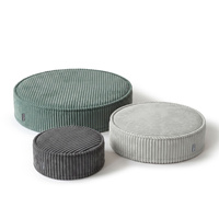KiddyMoon 3-Teilige Schaumstoff Elements für Kinder Kinderzimmer-Accessoire, ciemnoszary-jasnoszary-zielony