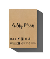 KiddyMoon Bällebad Bällepool mit bunten Bällen ∅ 7Cm  für Babys Kinder Rund, hellgrau:baby blau/rosa/perle/transparent, 90 x 30 cm 300 Bälle