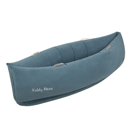 KiddyMoon Peapod Sensorischer Stuhl für Kinder Aufblasbarer Entlastungstherapie, blau, L