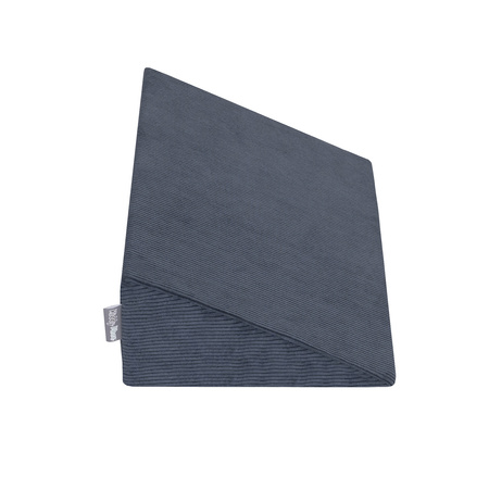 KiddyMoon Zwickel Für Kinder aus Weichem Schaumstoff Leicht Vielseitig Gerippter Stoff Flexiblen Designs Abnehmbarer Bezug Perfekt zum Spielen und Entspannen, dunkelblau, Zwickel