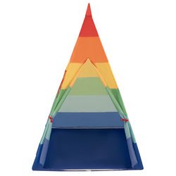 Tipi Spielzelt mit Bälle Indianerzelt für Kinder Kinderzimmer Zelt, mehrfarbig:türkis/weiß/perl/grün/mint, 100 Bälle