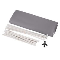 Tipi Spielzelt mit Bälle Indianerzelt für Kinder Kinderzimmer Zelt, grau-weißStreifen:perle/grau/transprent/puderrosa, 100 Bälle