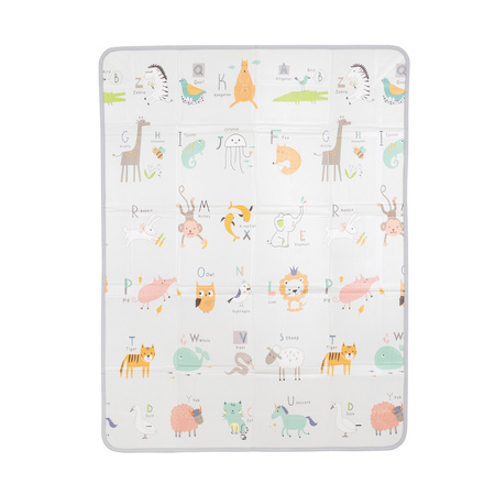 KiddyMoon Matte FM-002, Orange-Zirkus, 180x150x0,6cm