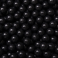 KiddyMoon Kinder Bälle für Bällebad Baby Plastikbälle Spielbälle ∅6cm Made in EU, schwarz, 1200 Bälle/6cm