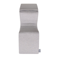 KiddyMoon Schaumstoff Wippe Baby Hüpfer für Kinder, hellgrau, M