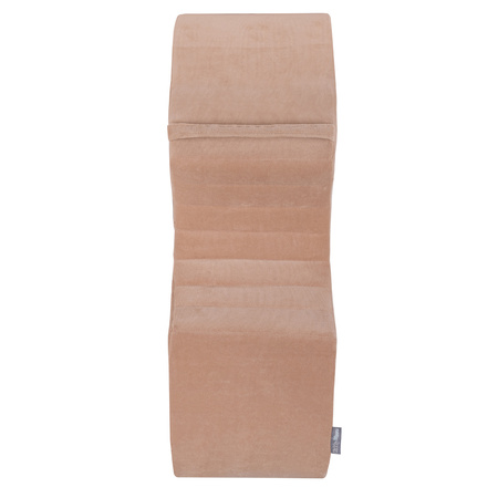 KiddyMoon Schaumstoff Wippe Baby Hüpfer für Kinder, wüstenrosa, M