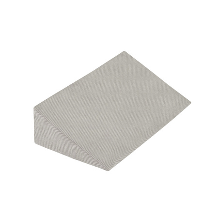 KiddyMoon Zwickel Für Kinder aus Weichem Schaumstoff Leicht Vielseitig Gerippter Stoff Flexiblen Designs Abnehmbarer Bezug Perfekt zum Spielen und Entspannen, hellgrau, Zwickel