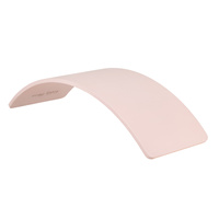 KiddyMoon Balance Board aus Holz für Kinder, Babys Montessori Spielzeug, Gleichgewicht, Balancieren Babys Holzspielzeug, Balancebrett Wackelbrett Gleichgewicht, Pink, 83x29,5x1,4 cm