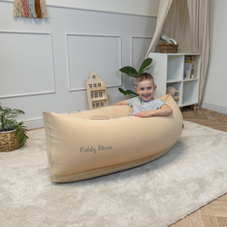 KiddyMoon Peapod Sensorischer Stuhl für Kinder Aufblasbarer Entlastungstherapie, beige, M