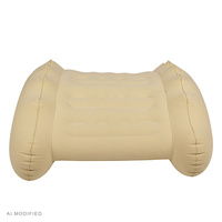 KiddyMoon Aufblasbarer Schaukel-Balancer PVC sensorisches Spielzeug, Beige, L