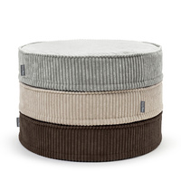 KiddyMoon 3-Teilige Schaumstoff Elements für Kinder Kinderzimmer-Accessoire, hellgrau/beige/braun, Lx3