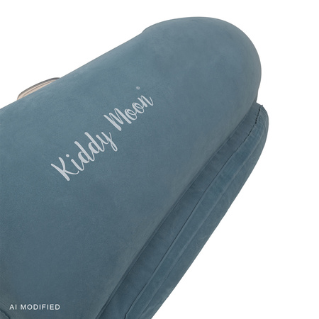 KiddyMoon Peapod Sensorischer Stuhl für Kinder Aufblasbarer Entlastungstherapie, blau, M