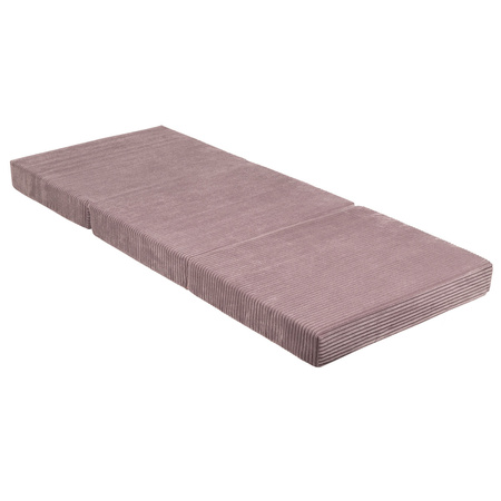 KiddyMoon Kinder Matratzen Aufklappen aus Schaumstoff Kindermatratze Kleinkindmatratze Kinderzimmer Faltmatratze, violett, Matratzen