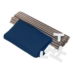 Laufstall mit Korb und Bällen Laufgitter für Kinder, Blau:blau/babyblue/perle, 400 Bälle