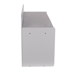 KiddyMoon Sitzbank mit Sitzfläche für Kinder Multifunktional Kindermöbel zum Sitzen Aufbewahrung Spielzeug Kind, Grau/Hellgrau, UNI