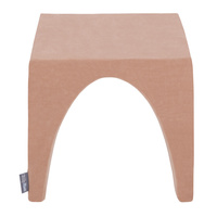 KiddyMoon Spielplatz Velvet Aus Schaumstoff Für Babys Hindernisläufen, Hergestellt In Der EU, wüstenrosa, Multi-Größe