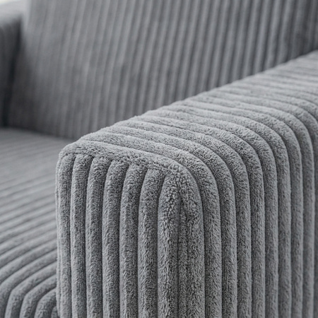 KiddyMoon Klappbarer Kindersessel aus Schaumstoff Kindersofa, dunkelgrau, UNI