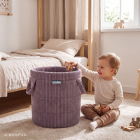 KiddyMoon KM-BIN Spielzeuge Körbe, Violett