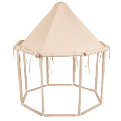 KiddyMoon Spielzelt Kinderzelt Faltbare Für Kinder Pavillon Förmiges Kinderhaus Leicht Zu Montieren Zum Spielen Und Entspannen Geeignet Für Drinnen Und Draußen, Naturfarbe:pastellbeige/pastellgelb/weiß/minze/puderrosa, 400 Bälle