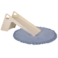 KiddyMoon Spielmatte für Kinder Aus Schaumstoff Montessori Weiche Kindermatte Babymatte Baby Spieldecke Krabbelmatte Schaumstoffmatte Spielzeug Teppich, Hergestellt In EU, eisblau, XL