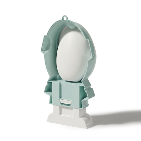KiddyMoon Kinder-Töpfchen Höhenverstellbar Urinal für Kind Astronaut Design, Blau, UNI