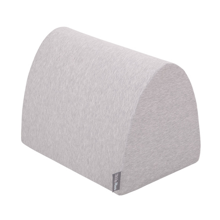 KiddyMoon Spielplatz aus Schaumstoff Hügel/Tunnel Hindernisläufen, hellgrau, Multi-Größe