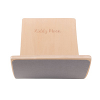 KiddyMoon Balance Board aus Holz für Kinder, Babys Montessori Spielzeug, Gleichgewicht, Balancieren Babys Holzspielzeug, Balancebrett Wackelbrett Gleichgewicht, Natürlich, Brett