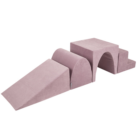 KiddyMoon Spielplatz Aus Schaumstoff Für Kinder Waschbare Bezug, Violett, Multi-Größe