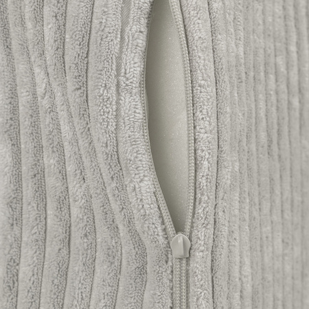 KiddyMoon Kindersessel aus Schaumstoff Sessel für Kinder Kinderzimmer Faltmatratze Relaxsessel Kuschelsessel, hellgrau, Kindersofa mit Kissen