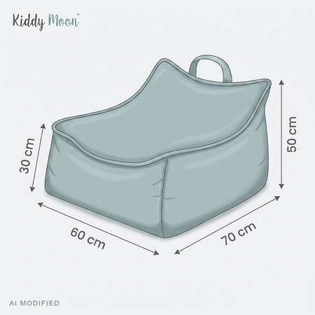 KiddyMoon KM-FTP-NEST Möbel Sessel, Violett