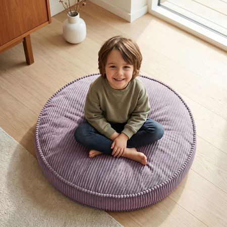 KiddyMoon 3-Teilige Schaumstoff Elements für Kinder Kinderzimmer-Accessoire, dunkelgrau/violett/hellgrau, Lx3