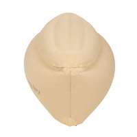 KiddyMoon Peapod Sensorischer Stuhl für Kinder Aufblasbarer Entlastungstherapie, beige, L