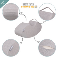 KiddyMoon Schaumstoff Wippe Baby Hüpfer für Kinder, hellgrau, M