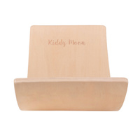 KiddyMoon Balance Board aus Holz für Kinder, Babys Montessori Spielzeug, Gleichgewicht, Balancieren Babys Holzspielzeug, Balancebrett Wackelbrett Gleichgewicht, Natürlich, 83x29,5x1,4 cm