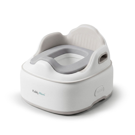 KiddyMoon Töpfchen für Kinder Ergonomisch Toilettentrainer Abschließbarer Deckel, Beige, UNI